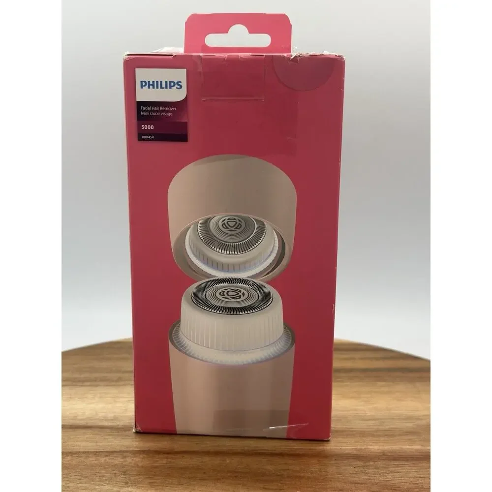 Philips Facial Hair Remover 5000 Series Pink Cordless & Compact Model BRR454/00 - Picture 5 of 13